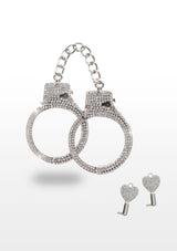 Diamant Handgelenkmanschetten Silber