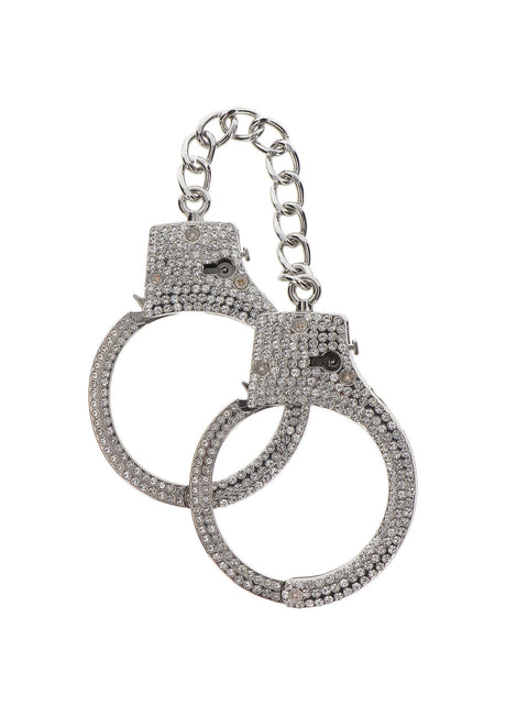 Diamond Wrist Cuffs Silver