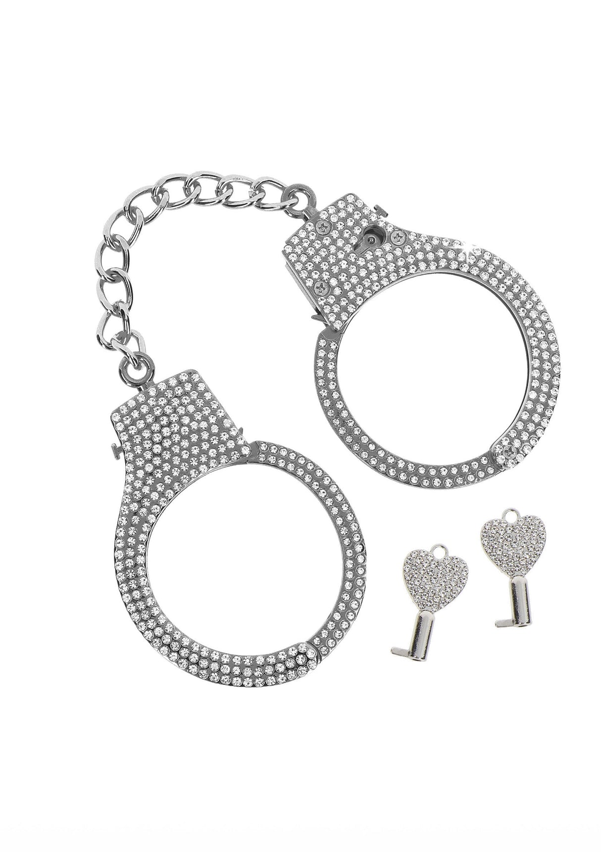 Diamant Handgelenkmanschetten Silber