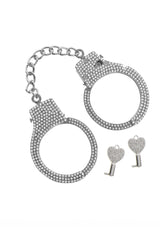 Diamant Handgelenkmanschetten Silber