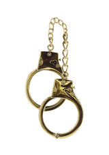 Vergoldete BDSM Handschellen