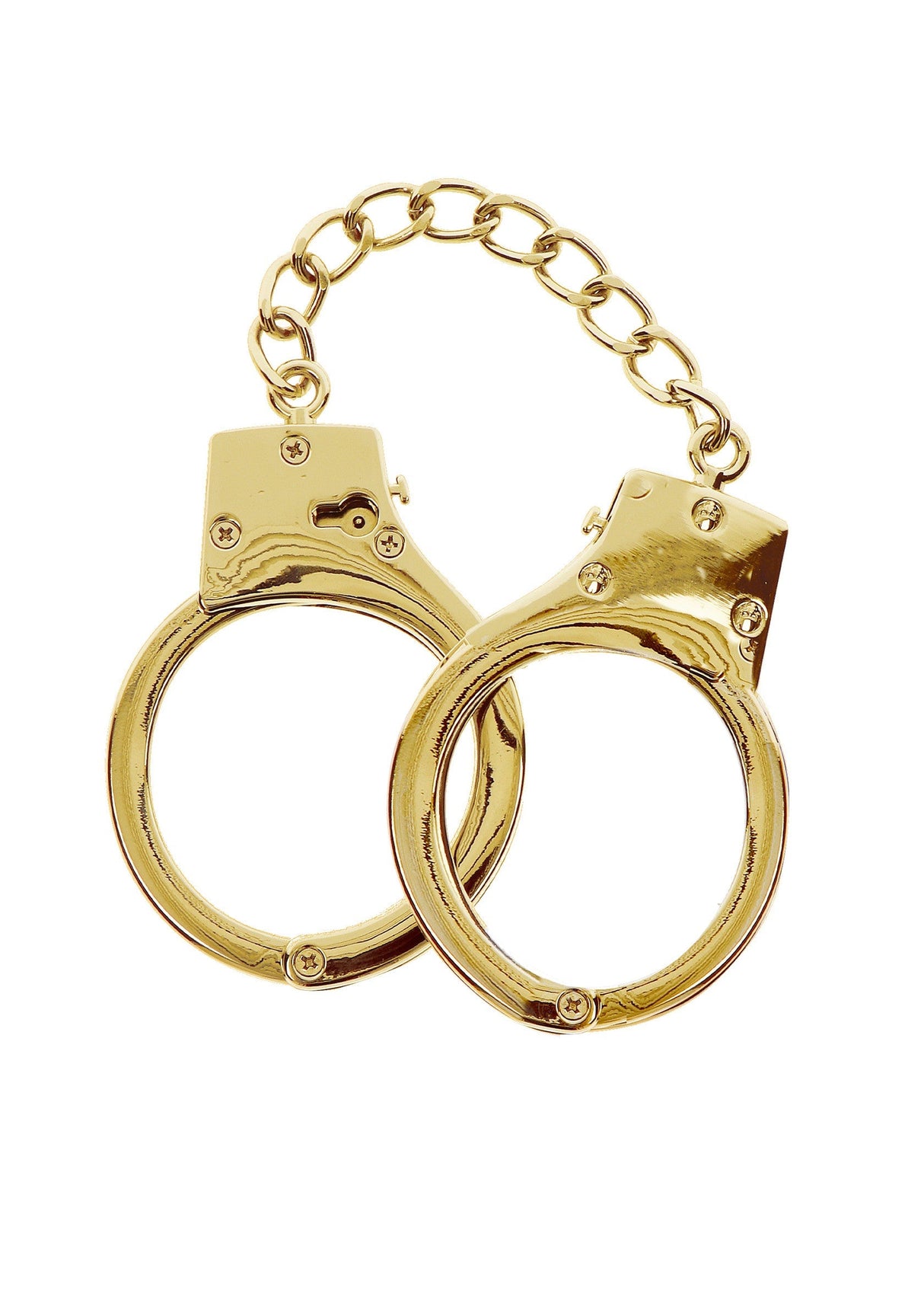 Vergoldete BDSM Handschellen