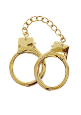 Vergoldete BDSM Handschellen
