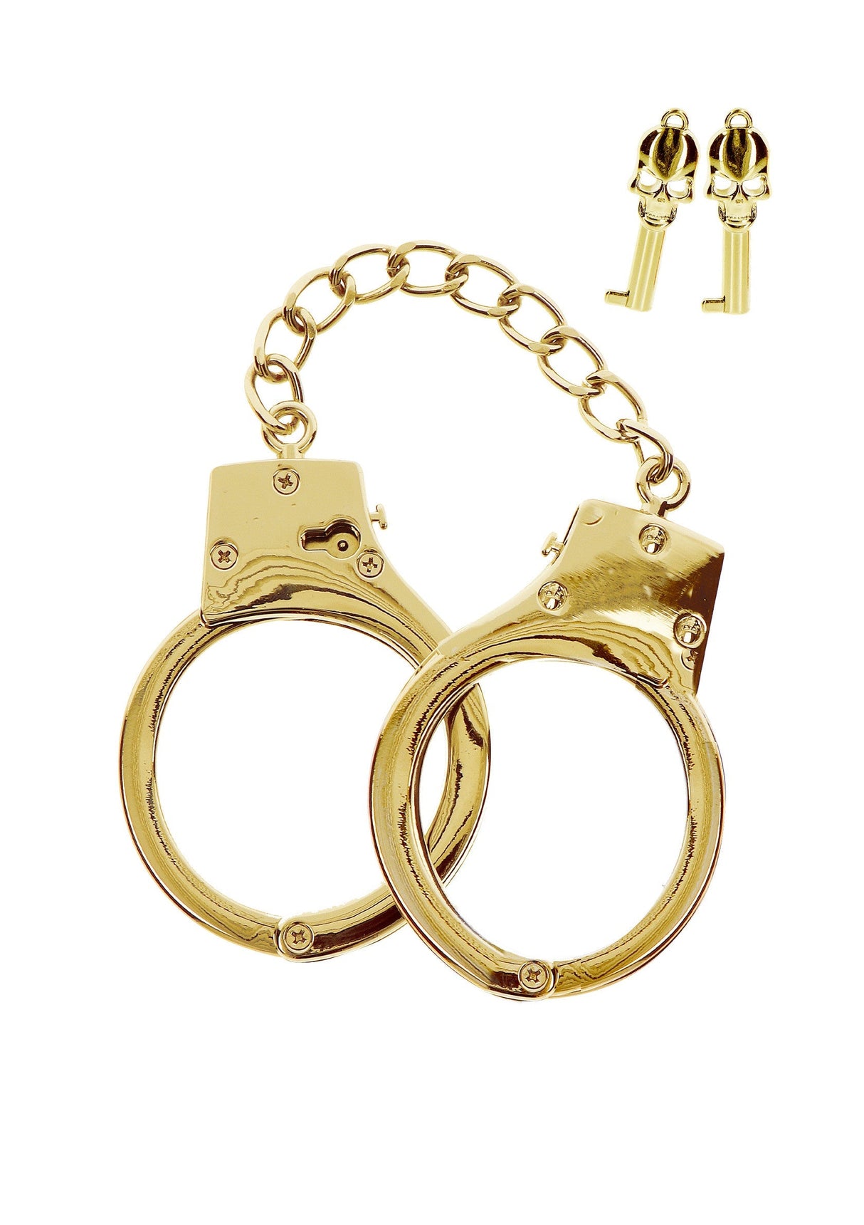 Vergoldete BDSM Handschellen