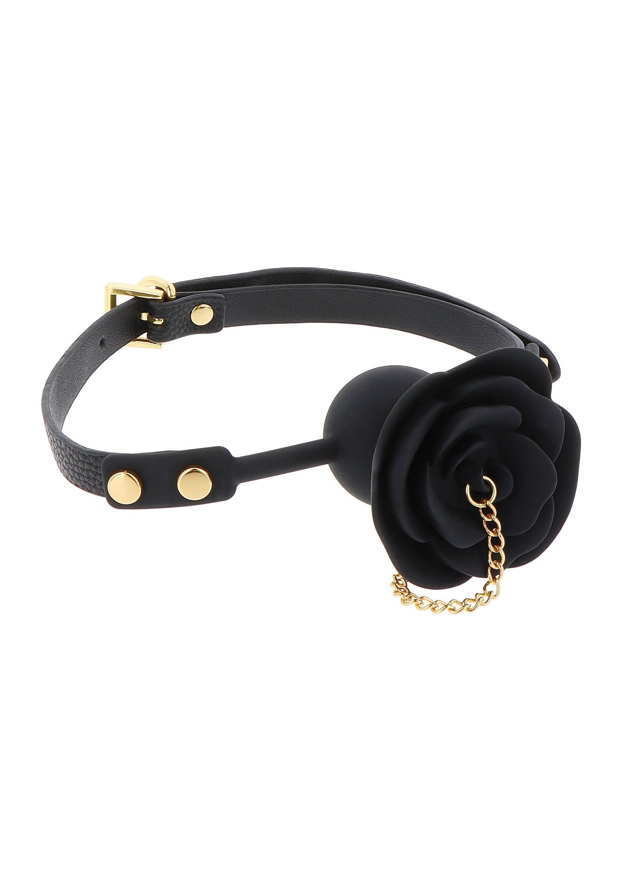 Rose Ball Gag with Plug