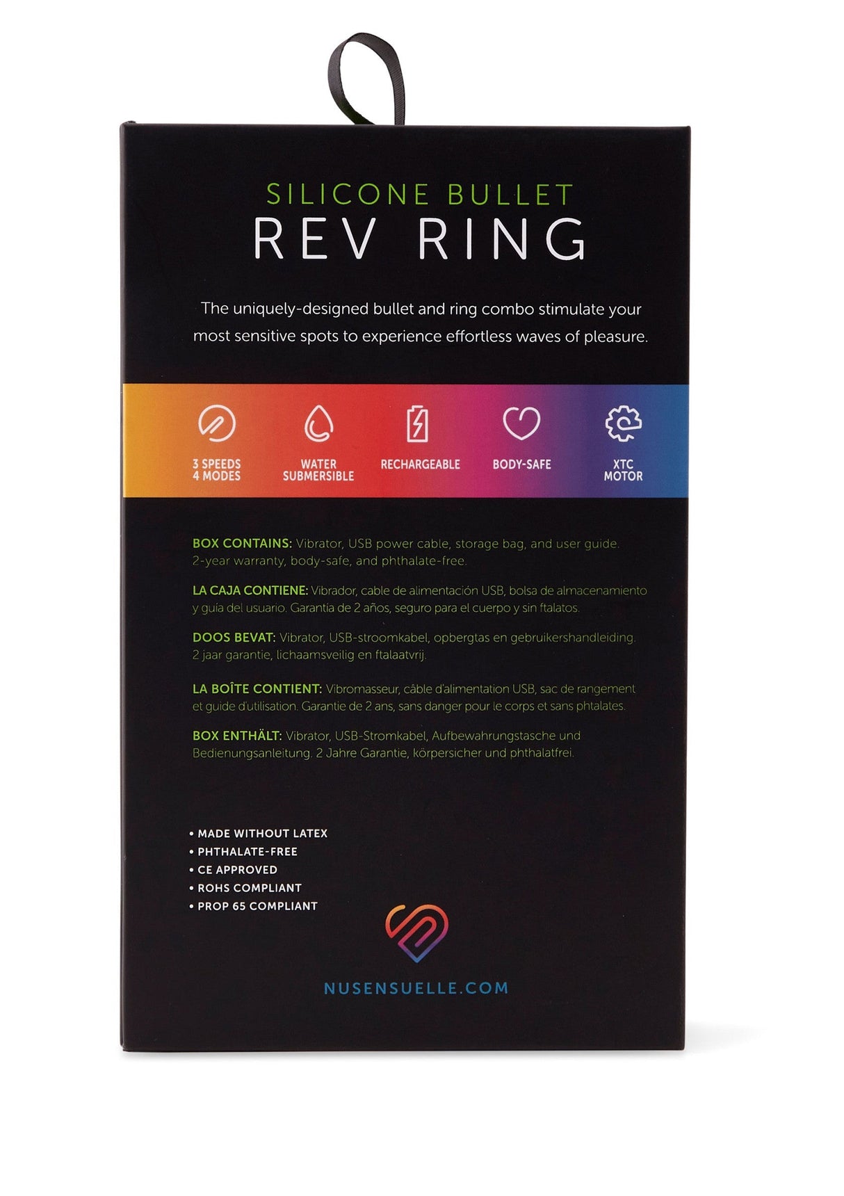 Rev Silicone Ring with Bullet
