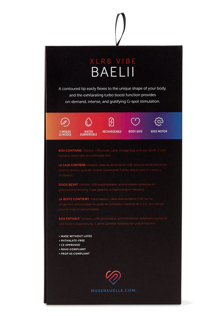 Baelii XLR8 Vibrator