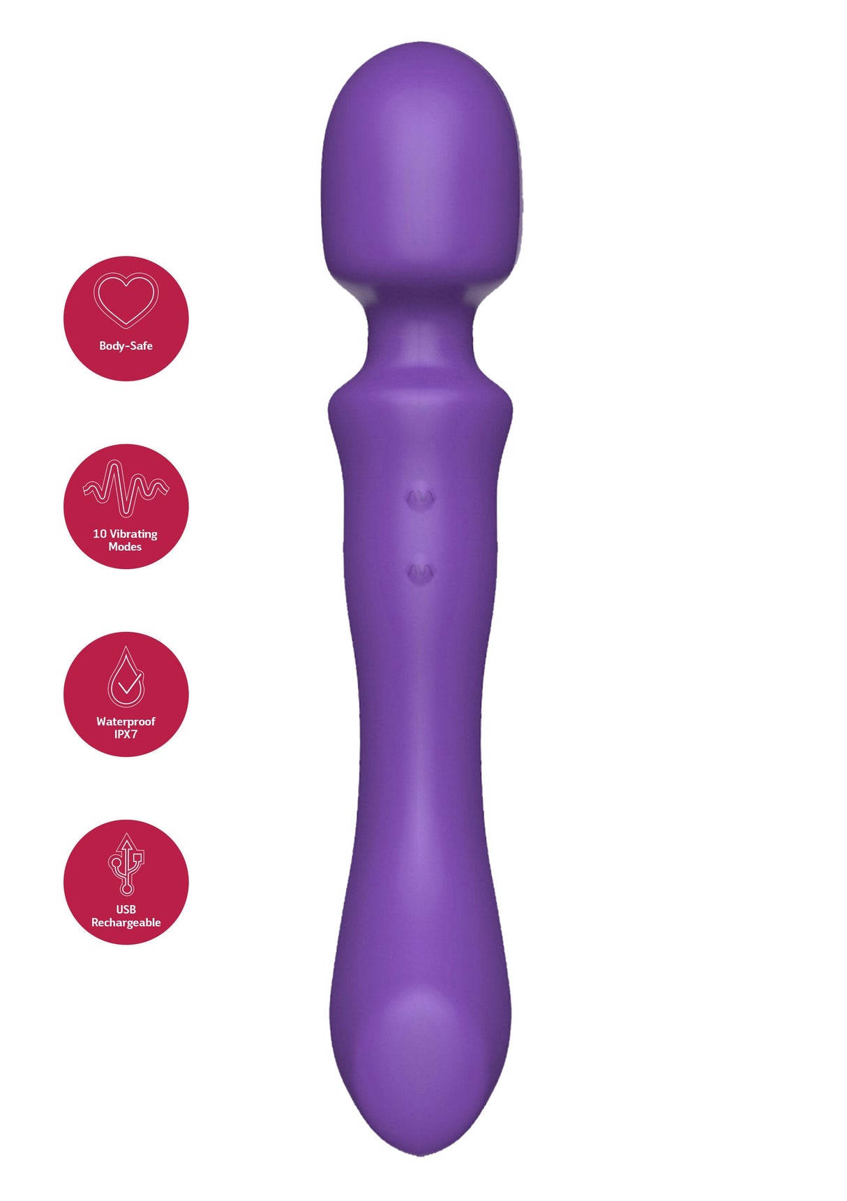 Doppelseitiger Massage-Vibrationsstab