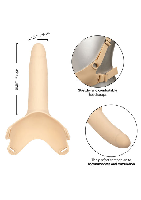 Siliconen Dong – Zwart