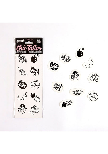 Spicy Chic Temporary Tattoo