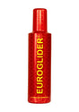 Red bottle of Euroglider on a white background