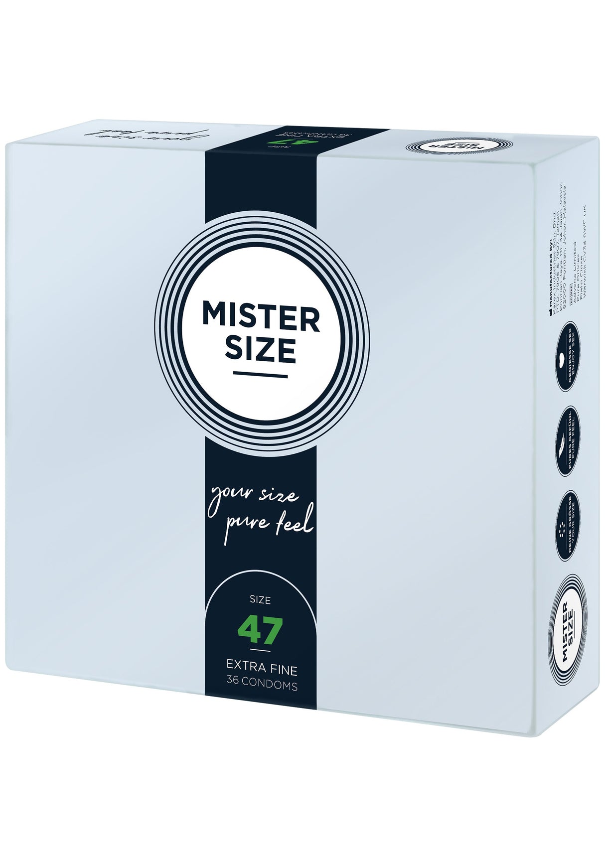 MISTER SIZE 47mm Condoms 36pcs