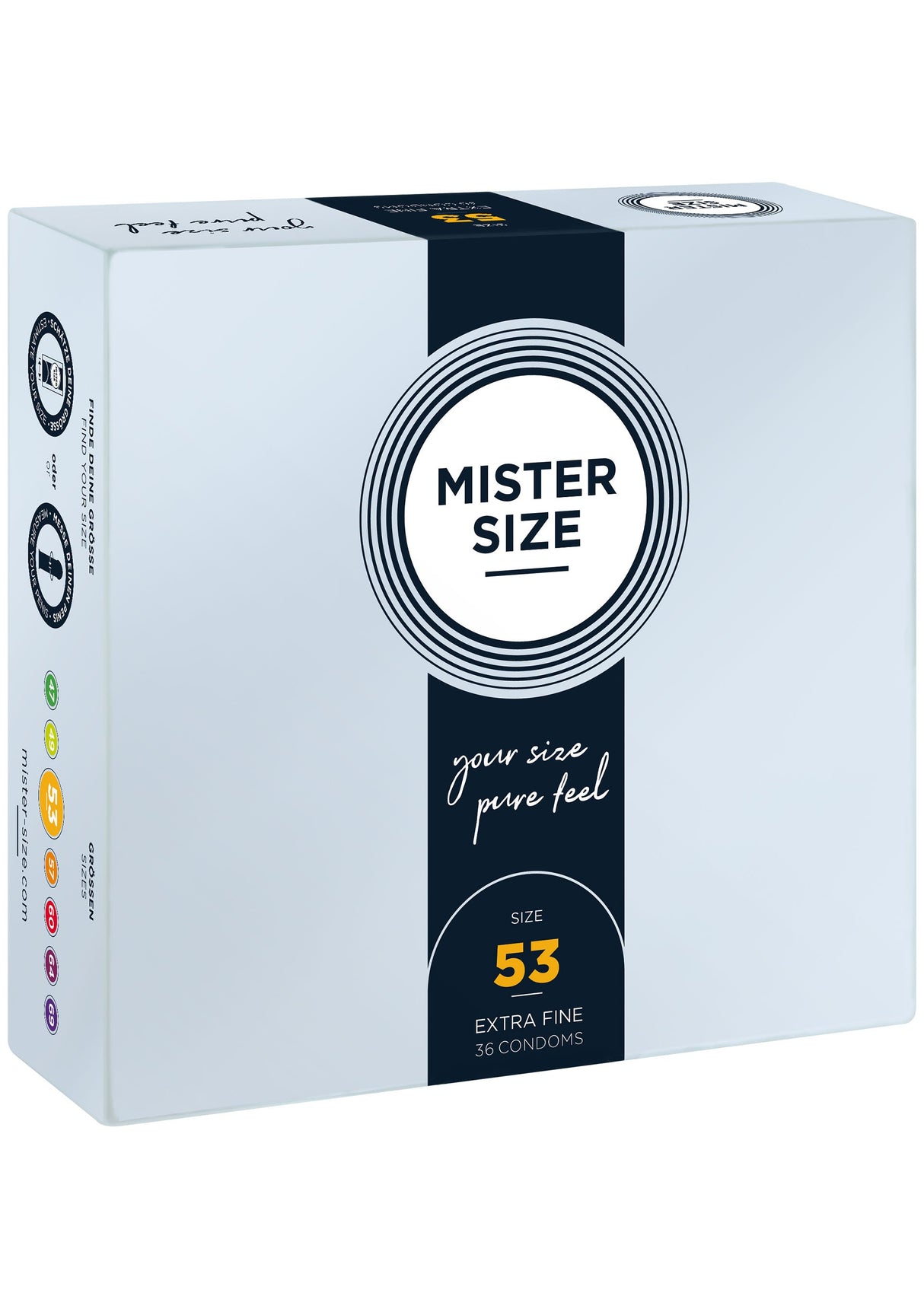 MISTER SIZE 53mm Condoms 36pcs