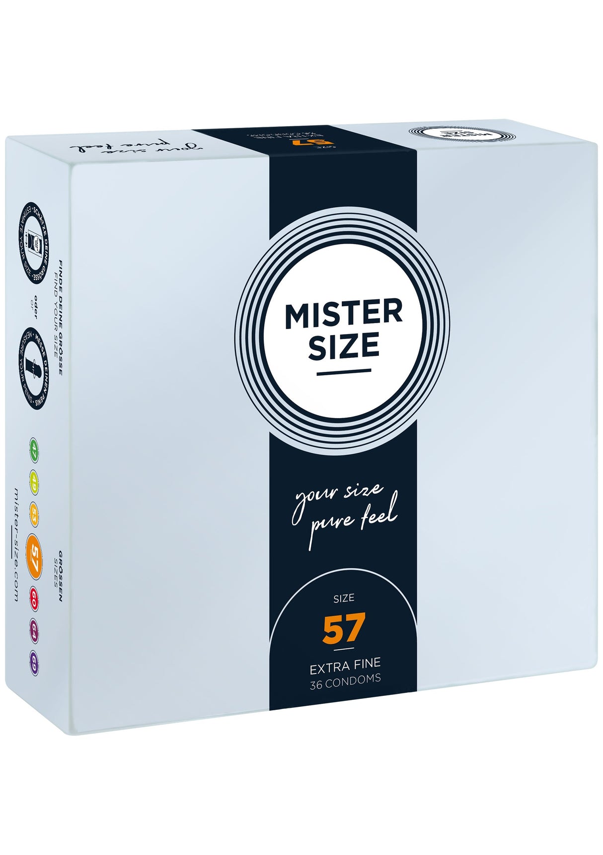 MISTER SIZE 57mm Condoms 36pcs