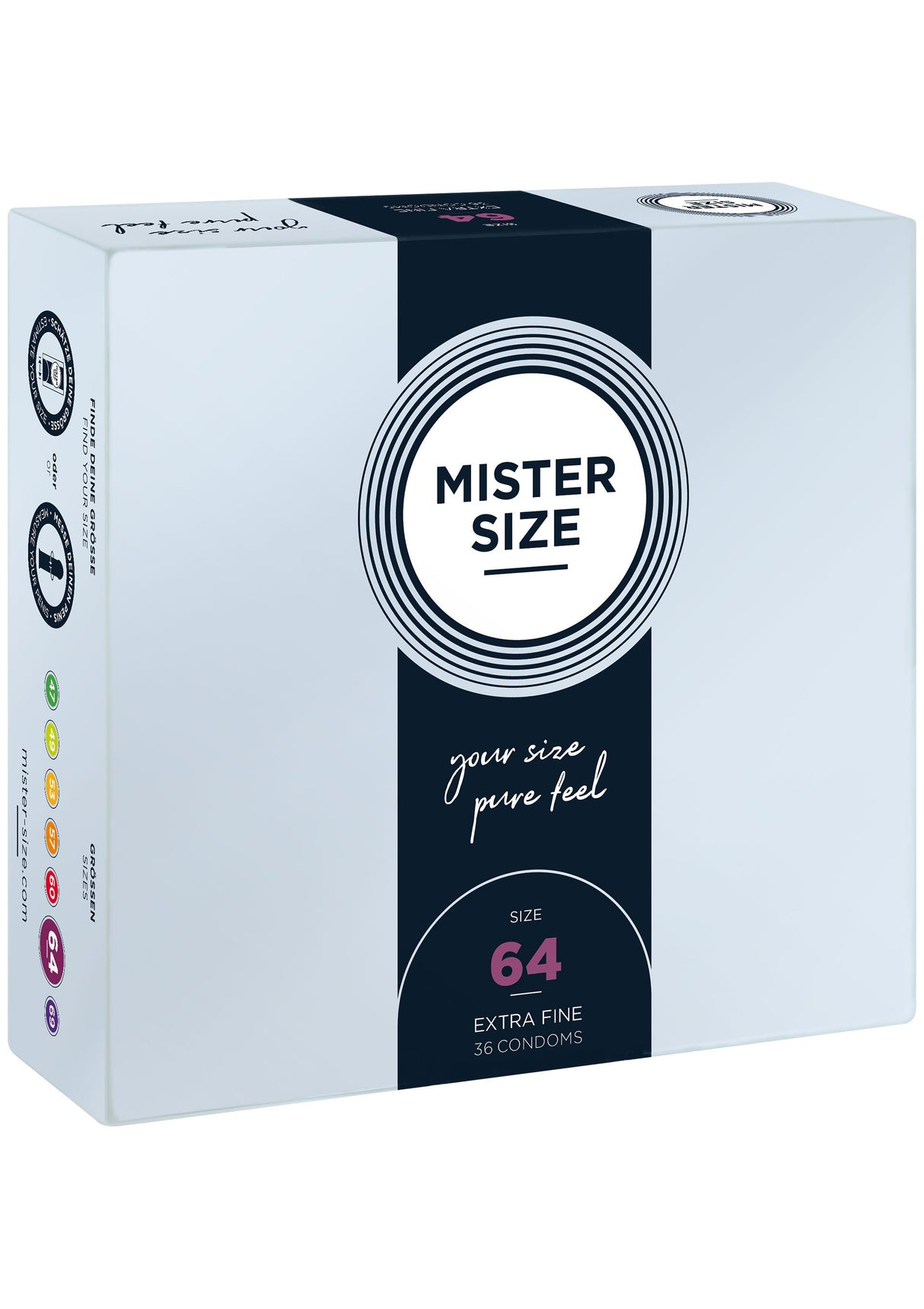 MISTER SIZE 64mm Condoms 36pcs