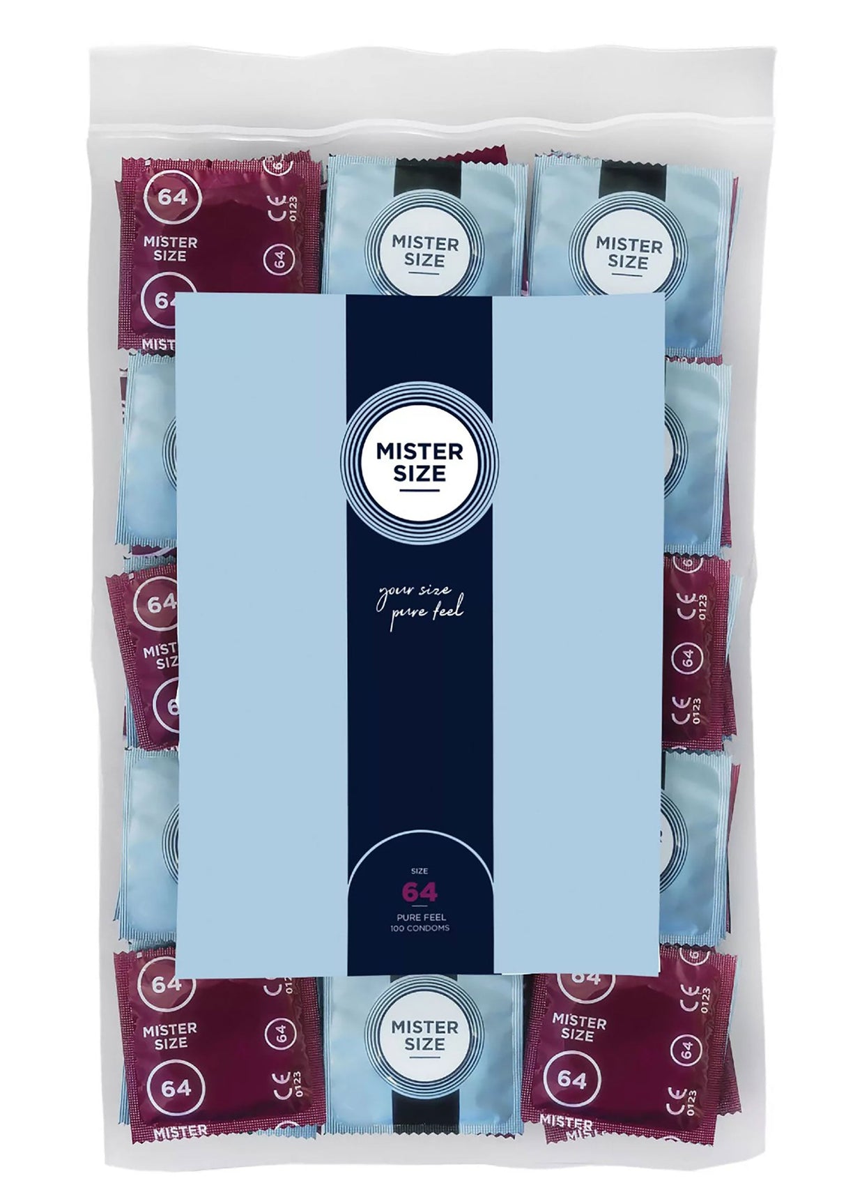 MISTER SIZE 64mm Condoms 100pcs